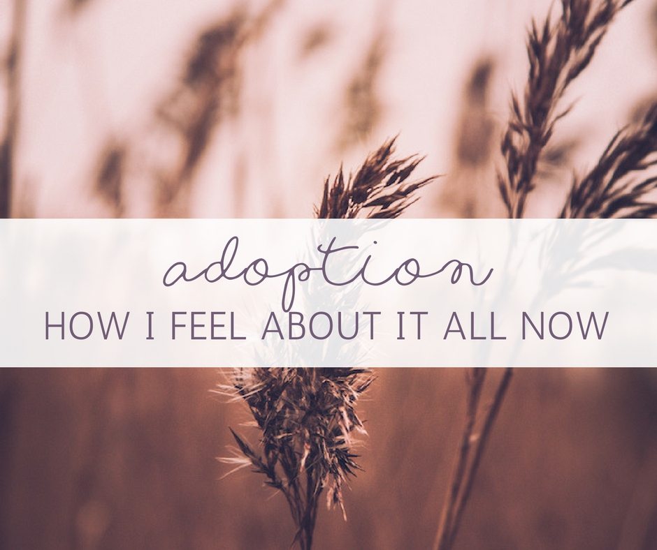 ADOPTION how i feel about it now