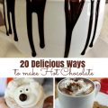 20 way with hot chocolate Pinterest With Text