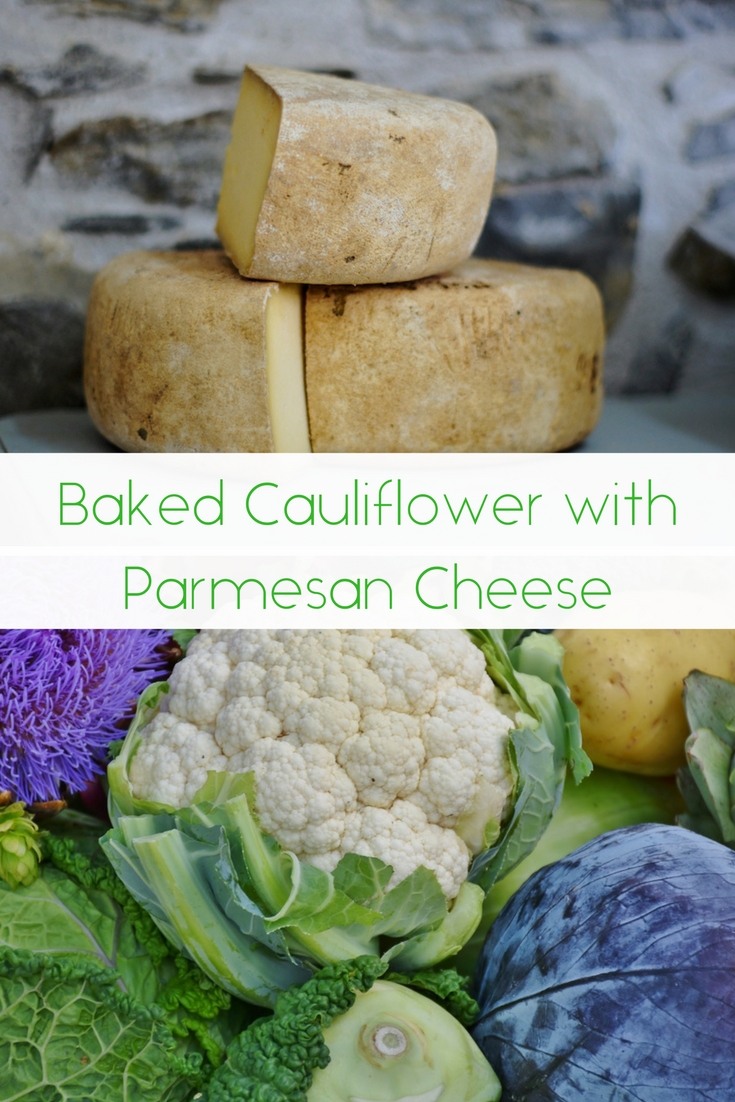 Baked Cauliflower with Parmesan Cheese