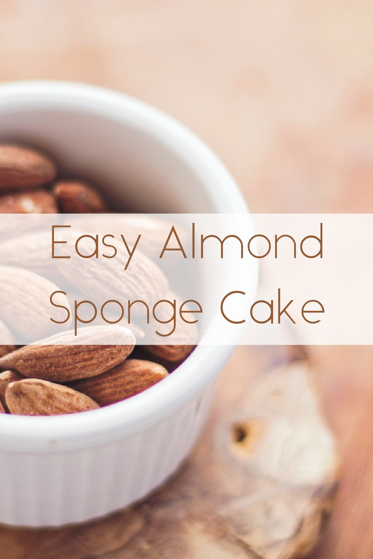 Easy Almond Sponge Cake 1