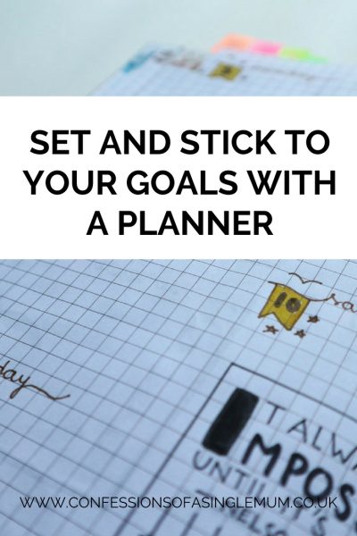 Set and Stick to Your Goals with a Planner