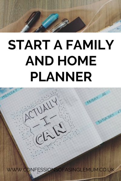 Start a Family and Home Planner